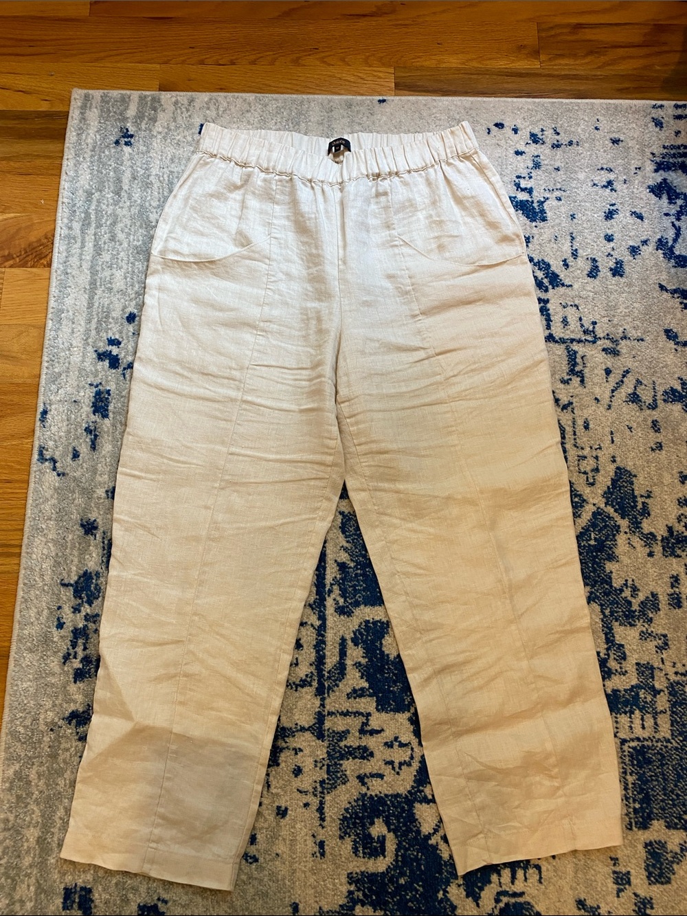 Quince Cream Linen Pants